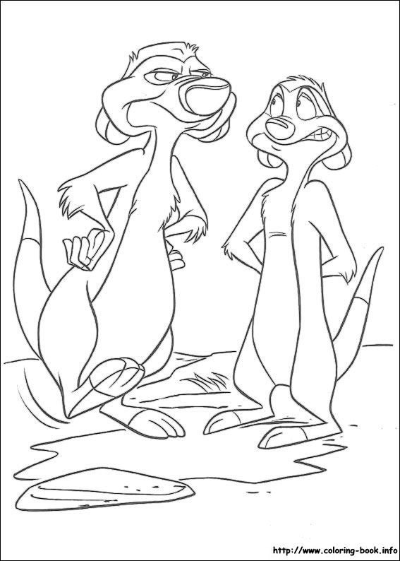 The Lion King 3 coloring picture